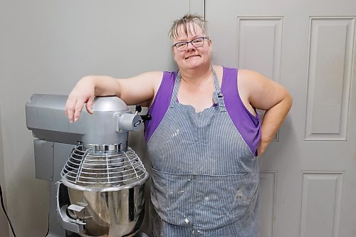 MIKE DEAL / FREE PRESS
Deb Rogalsky, founder of Deb's Meat Buns, runs her home-based enterprise out of a commercial kitchen attached to her home in Landmark, Manitoba. 
She bakes as many as 300 dozen meat buns a week.
She turns out over a dozen varieties of meat buns, or perishky, including pulled pork, buffalo chicken and taco - as well as one called the Original (ground beef, onions, mashed potatoes) based on a recipe developed by Deb's mom, decades ago. 
Reporter: Dave Sanderson
241009 - Wednesday, October 09, 2024.