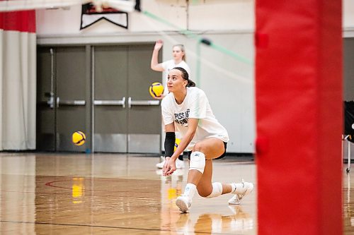 MIKAELA MACKENZIE / FREE PRESS
	
Wesmen women&#x573; volleyball player Selva Planincic during practice at the Duckworth Centre on Wednesday, Oct. 9, 2024.

For Mike Sawatzky story.
Winnipeg Free Press 2024