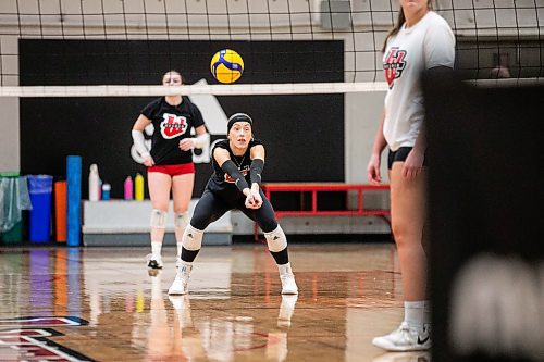 MIKAELA MACKENZIE / FREE PRESS
	
Wesmen women&#x573; volleyball player Jaya Dzikowicz during practice at the Duckworth Centre on Wednesday, Oct. 9, 2024.

For Mike Sawatzky story.
Winnipeg Free Press 2024