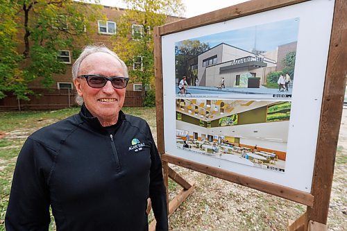 MIKE DEAL / FREE PRESS
Agape Table executive director, Jim Steep, on the parcel of land next to the building they have purchased at 356 Furby Street. A new building will go up right next to 356 Furby Street.
Agape Table has bought the plot of land at 356 Furby Street to have a home of their own and to meet an unprecedented number of people accessing its meals and food hampers. The non-profit has been renting the basement at the Wave church next door for years but has grown out of it in recent years.
Reporter: Nicole Buffie
241010 - Thursday, October 10, 2024.