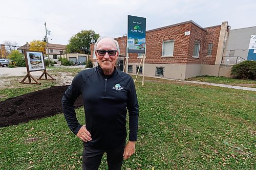 MIKE DEAL / FREE PRESS
Agape Table executive director, Jim Steep, on the parcel of land next to the building they have purchased at 356 Furby Street. A new building will go up right next to 356 Furby Street.
Agape Table has bought the plot of land at 356 Furby Street to have a home of their own and to meet an unprecedented number of people accessing its meals and food hampers. The non-profit has been renting the basement at the Wave church next door for years but has grown out of it in recent years.
Reporter: Nicole Buffie
241010 - Thursday, October 10, 2024.