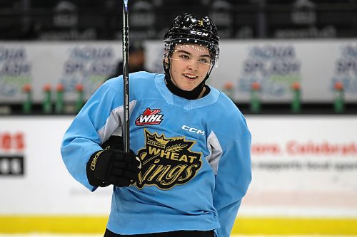 Highly touted Brandon Wheat Kings rookie forward Jaxon Jacobson, shown at practice earlier this week, has a goal and three assists in his first full Western Hockey League. (Perry Bergson/The Brandon Sun)
Oct. 12, 2024