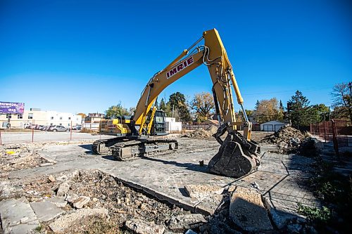 MIKAELA MACKENZIE / FREE PRESS
	
The cleaned up rubble site at 843 Main Street on Friday, Oct. 11, 2024.

For Joyanne story.
Winnipeg Free Press 2024