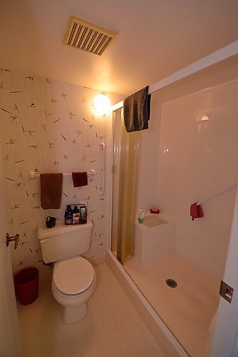 Todd Lewys / Free Press
A five-foot walk-in shower is the highlight of the primary bedroom&#x2019;s three-piece ensuite.