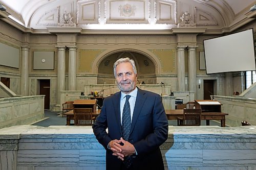 MIKE DEAL / FREE PRESS
Glenn Joyal, Chief Justice of the Court of King's Bench of Manitoba, in court room 210, Tuesday afternoon.
Reporter: Katrina Clarke
241015 - Tuesday, October 15, 2024.