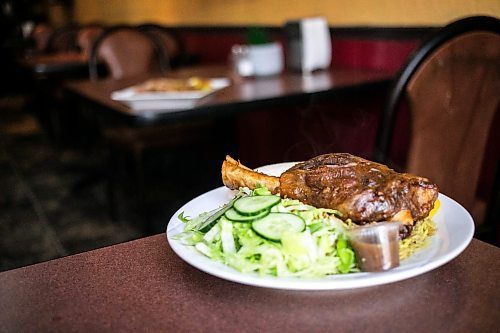 MIKAELA MACKENZIE / FREE PRESS
	
Lamb shank and rice at Som Legacy Restaurant on Tuesday, Oct. 15, 2024.

For Eva story.
Winnipeg Free Press 2024