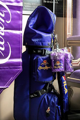 MIKAELA MACKENZIE / FREE PRESS 
Marc Andre’s Crown Royal hoard includes much more than hooch.