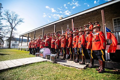 MIKAELA MACKENZIE / FREE PRESS
	
The Manitoba RCMP ceremonial transfer of command from Rob Hill to Scott McMurchy takes place at Lower Fort Garry National Historic Site on Thursday, Oct. 17, 2024.

Standup.
Winnipeg Free Press 2024