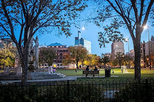 MIKAELA MACKENZIE / FREE PRESS
	
Central Park in the evening on Friday, Oct. 11, 2024.

For Conrad Sweatman story.
Winnipeg Free Press 2024