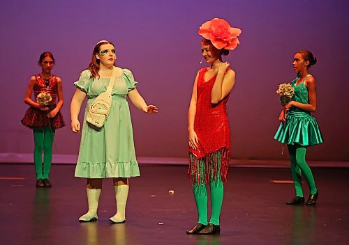 17102024
Actors perform in the dress rehearsal for Mecca Productions presentation of Alice In Wonderland at the Western Manitoba Centennial Auditorium on Thursday evening. Mecca&#x2019;s 11th All Kids Musical opens tonight and has two performances on Saturday.
(Tim Smith/The Brandon Sun)