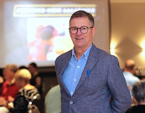 Dale McKinnon of Deloraine was added to Baseball Manitoba's Honour Society at the organization's annual awards banquet on Saturday at Brandon's Clarion Hotel &amp; Suites. (Perry Bergson/The Brandon Sun)
Oct. 19, 2024