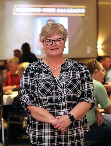 Nicole Madsen of Hamiota was added to Baseball Manitoba's Honour Society at the organization's annual awards banquet on Saturday at Brandon's Clarion Hotel &amp; Suites. (Perry Bergson/The Brandon Sun)
Oct. 19, 2024