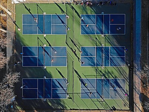 21102024
Dozens of pickleball players with the Brandon Pickleball Club take advantage of the beautiful weather to play matches at the Stanley Park Pickleball Courts on a hot Monday afternoon. 
(Tim Smith/The Brandon Sun)