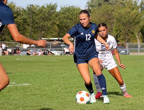 Brandon University's Kenadie Janzen scored the game-winning goal in last year's MCAC women's soccer final. The Bobcats are chasing another title as the No. 1 seed starting today in Winnipeg. (Thomas Friesen/The Brandon Sun)