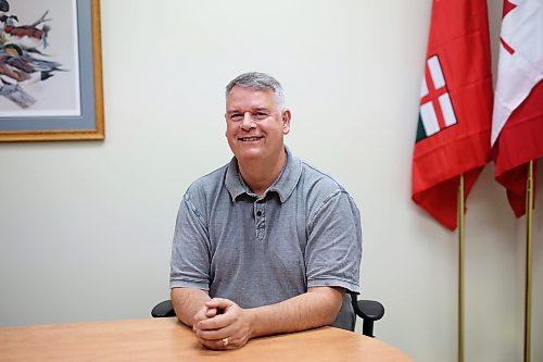 22102024
Brandon West MLA Wayne Balcaen at his constituency office on 18th Street in Brandon on Tuesday. 
(Tim Smith/The Brandon Sun)