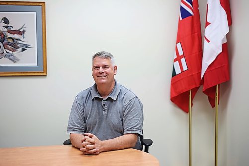 22102024
Brandon West MLA Wayne Balcaen at his constituency office on 18th Street in Brandon on Tuesday. 
(Tim Smith/The Brandon Sun)