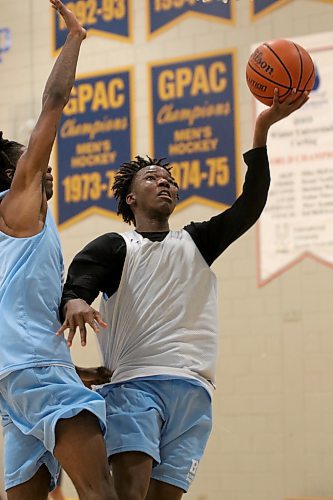 Youri Cange from Dawson College in Quebec has impressed in his first pre-season with the Bobcats. (Thomas Friesen/The Brandon Sun)