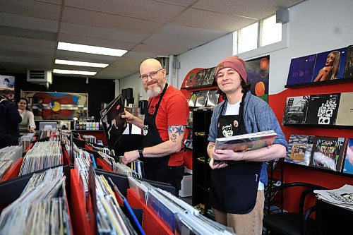 Ruth Bonneville / Free Press

ENT - Two French Men

Photos of Ryan (dad)  and Sam (son( French in their newly opened record and coffee shop.  


Two French men &#x2013; Ryan and Sam French, to be exact &#x2013; have opened a new record and coffee shop on Tache, giving the busy St. Boniface commercial strip its only music store. The father-son duo started discussing the idea of opening a record shop this spring, with dad Ryan, 54, leaving his corporate gig in the coffee packaging industry and Sam, 22, putting his anthropology and archaeology studies on hold to give the store its start earlier this month. 

See story by Ben Waldman


Oct 28th, , 2024
