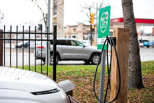 MIKAELA MACKENZIE / FREE PRESS
	
One of Peg City Car Co-op&#x573; two new electric fleet vehicles (and a new level 11 charging station) in Winnipeg on Tuesday, Oct. 29, 2024.

For Martin Cash story.
Winnipeg Free Press 2024