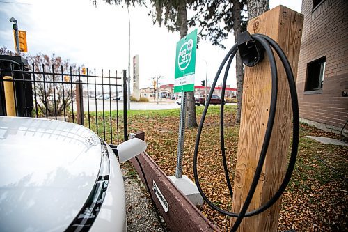 MIKAELA MACKENZIE / FREE PRESS
	
One of Peg City Car Co-op&#x573; two new electric fleet vehicles (and a new level 11 charging station) in Winnipeg on Tuesday, Oct. 29, 2024.

For Martin Cash story.
Winnipeg Free Press 2024