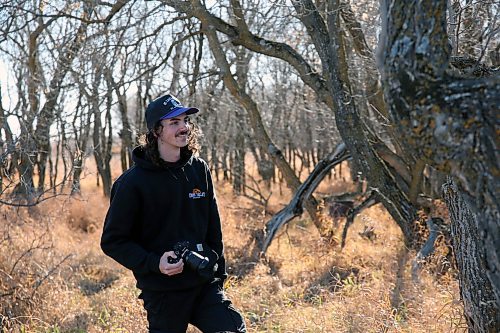 Christian Yackel stands outside a deserted home in the rural municipality of Oakview. He has built a group on Facebook called &quot;Forgotten Manitoba&quot; where people share photographs of abandoned structures in the province. (Connor McDowell/Brandon Sun)