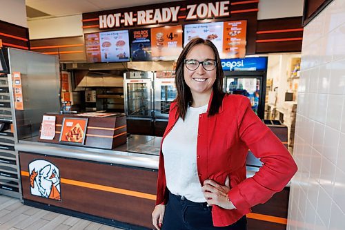 MIKE DEAL / FREE PRESS
Karissa Pazdor (she/her), 33, owns four Little Caesars locations in Winnipeg. She recently won an award from Skip and the Women&#x2019;s Executive Network that is presented to &quot;Canada&#x2019;s Most Powerful Women.&quot;
Reporter: Aaron Epp
241030 - Wednesday, October 30, 2024.