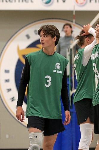 Senior setter Junior Martine is chasing a second-straight AAA provincial volleyball title. (Thomas Friesen/The Brandon Sun)