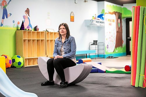 MIKAELA MACKENZIE / FREE PRESS
	
Rebecca Rands, owner of The Play Pen (an indoor soft play gym for early years kids which is closing next month due to insurmountable debt), in Winnipeg on Thursday, Oct. 31, 2024.

For Gabby story.
Winnipeg Free Press 2024