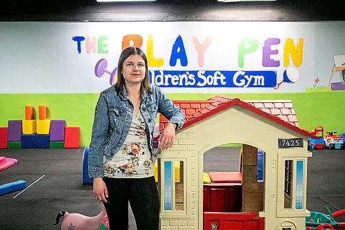 MIKAELA MACKENZIE / FREE PRESS
	
Rebecca Rands, owner of The Play Pen (an indoor soft play gym for early years kids which is closing next month due to insurmountable debt), in Winnipeg on Thursday, Oct. 31, 2024.

For Gabby story.
Winnipeg Free Press 2024