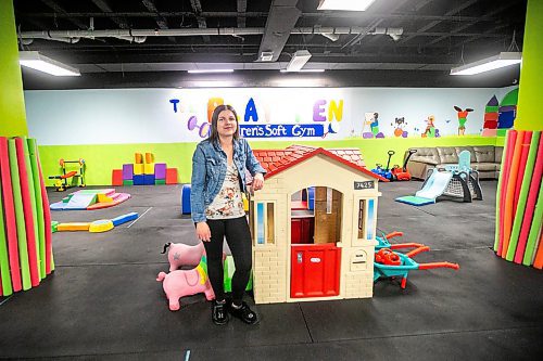 MIKAELA MACKENZIE / FREE PRESS
	
Rebecca Rands, owner of The Play Pen (an indoor soft play gym for early years kids which is closing next month due to insurmountable debt), in Winnipeg on Thursday, Oct. 31, 2024.

For Gabby story.
Winnipeg Free Press 2024