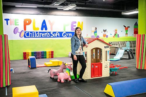 MIKAELA MACKENZIE / FREE PRESS
	
Rebecca Rands, owner of The Play Pen (an indoor soft play gym for early years kids which is closing next month due to insurmountable debt), in Winnipeg on Thursday, Oct. 31, 2024.

For Gabby story.
Winnipeg Free Press 2024