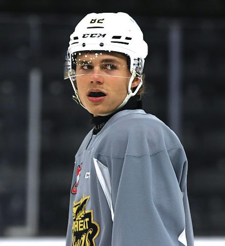 Brandon Wheat Kings forward Dominik Petr, shown at practice at Westoba Place on Friday, will return to the lineup tonight against the Medicine Hat Tigers. He has nine points in 10 games this season. (Perry Bergson/The Brandon Sun)
Nov. 2, 2024