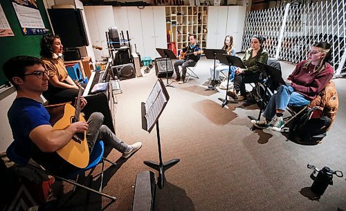 JOHN WOODS / FREE PRESS
Members of Chai Folk Ensemble rehearse for their upcoming show November 9 at the Asper Jewish Centre Tuesday November 5, 2024. The show will feature performer past and present.

Reporter: ben