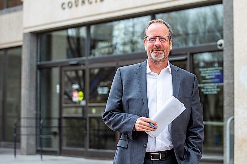 MIKAELA MACKENZIE / WINNIPEG FREE PRESS

Councillor John Orlikow, who has returned to work after a medical leave, at City Hall on Wednesday, Oct. 25, 2023. For Joyanne story.
Winnipeg Free Press 2023.