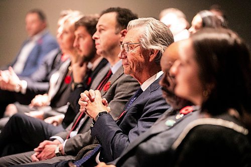 MIKAELA MACKENZIE / FREE PRESS
	
Gary Doer speaks at a Winnipeg Chamber of Commerce event exploring the question, &quot;How will the next president of the United States impact Winnipeggers?&quot; at the Winnipeg Art Gallery on Wednesday, Nov. 6, 2024.

For Aaron story.
Winnipeg Free Press 2024