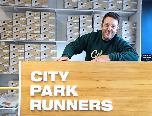 Ruth Bonneville / Free Press

BIZ - City Park Runners

Photo of Jonathan Torchia, Owner, City Park Runners in the store.


Story: Business spotlight feature.  For 18 years, City Park Runners has been in business selling footwear, apparel and anything else you can ever want for anything walking or running related. Owner, Jonathan Torchia is a former paramedic who witnessed significant struggle and hardship on the streets of Winnipeg. Now as the owner of City Park Runners, he ensures that the business maintains strong connections with not only the running community (marathons and races) but also with the groups and organizations working hard to build and create positive change in people&#x2019;s lives. 



Nov 6th,  2024