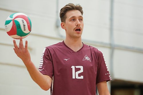 Lucas Vasconcelos is balancing the busy life of being a student-athlete six years after starting his post-secondary journey. (Matt Packwood/The Brandon Sun)
