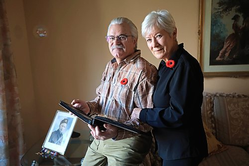 RUTH BONNEVILLE / FREE PRESS

LOCAL - WWll VET

Photo of Gus Wasiuta's two children, Steve Wasiuta (Gus' son) and Darlene Clark (Gus' daughter).

For Remembrance Day, a piece profiling a Ukrainian soldier who is related to a WWII veteran from Winnipeg.

The WWII veteran&#x573; name was Gus Wasiuta. He died a few years back, at the age of 98yrs.  These photos are of his family in Winnipeg who Melissa is interviewing.  

Group photos of the family in various groupings and his medals and such. (We will also have art from Ukraine of the soldier here, and submitted vintage photos of Gus.)

Melissa Martin story for Saturday's paper.

Names of everyone who is a direct descendant of his at this photo shoot.  Info from family contact. 

Me: Alyssa Rempel
My mom who Melissa talked to (Gus' daughter): Darlene Clark
Gus' son: Steve Wasiuta
Steves son/ Gus grandson: Cole Wasiuta
Steves daughter/ Gus grandaughter: Kylie Wasiuta


Nov 7th, 2024