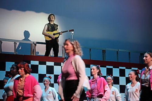 07112024
Vincent Massey High School&#x2019;s presentation of Grease opened with a matinee performance for students at the Western Manitoba Centennial Auditorium on Thursday. The musical opened Thursday and runs until Saturday. 
(Tim Smith/The Brandon Sun)