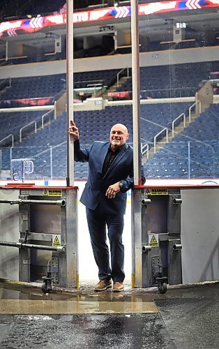 RUTH BONNEVILLE / FREE PRESS

ENT Arena switchovers

Portraits of True North's VP Facilities Ops, Ed Meichsner, standing between the main loading doors at ice level where all the actin takes place Friday. 

Feature on how the arena switches over the rink from event to event. 

See story by Jen


Nov 8th, 2024