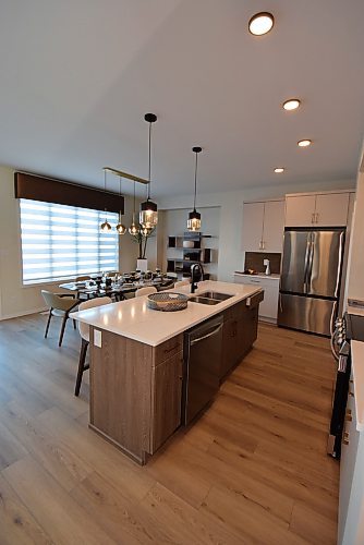 Todd Lewys / Free Press
Families will love the utility and style offered by the cleverly integrated kitchen/dining area.