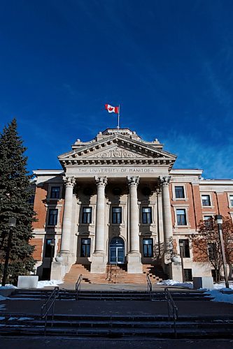 PHIL HOSSACK / WINNIPEG FREE PRESS - Admin Building U of M. Aldo Santin Story - December 17, 2018 uofm university of manitoba