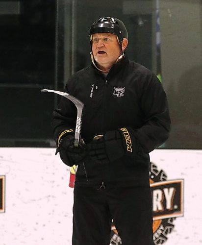 Brandon Wheat Kings under-15 AAA head coach Dave Lewis is shown during a practice at J&amp;G Homes Arena last week. (Perry Bergson/The Brandon Sun)
Nov. 14, 2024