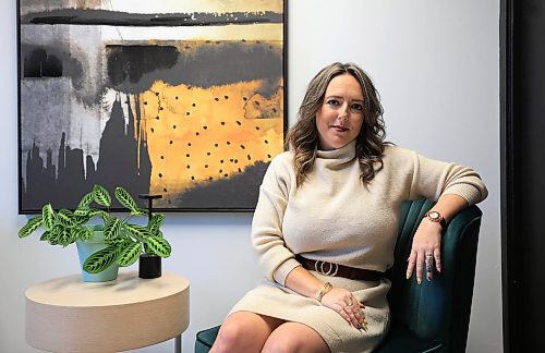 RUTH BONNEVILLE / FREE PRESS

BIZ - Volunteers

Portrait of  Shannon Foster in her office Tuesday. 

For volunteer story on  Shannon Foster who volunteers as a board member at the Manitoba FASD Coalition. The registered social worker,  runs a therapy practice, has been involved with the organization for 10 years.

Story by Aaron

Nov 12th, 2024