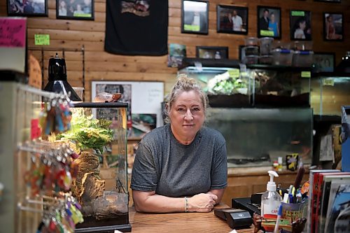 12112024
Candi Shelvey, co-owner of Westman Reptile Gardens at the business near Shilo on Tuesday. (Tim Smith/The Brandon Sun)