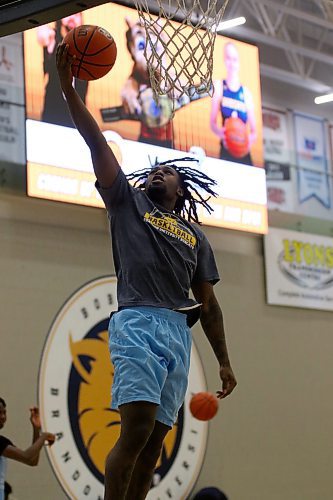 Dewayne Thompson and the Bobcats men's basketball team host the Lethbridge Pronghorns today. (Thomas Friesen/The Brandon Sun)