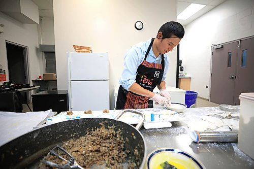 RUTH BONNEVILLE / FREE PRESS

NTERSECTION - Cafe Lima

La Salle Community Centre

Photos of Jonatan Laos Zegarra, owner Cafe Lima, making his famous empanadas in a commercial kitchen in La Salle Wednesday.  

Intersection piece on Jonatan, who started an empanada biz in July 2023.  It's a home-based operation selling six varieties of empanadas. Jonatan grew up in Lima, Peru and met his future wife while attending U of M in 2018. He lost his job in the spring of 2023 and decided to go into business for himself, selling Peruvian-flavoured empanadas. He'd love to have a bricks-and-mortar spot of his own one day, as his name implies, but he's been kept so busy baking for farmer's markets &amp; pop-up sales, that he barely has time for that, at this point - he sells out, almost every time out. 


Dave Sanderson story
 For Nov 16 Intersection 

Nov 13th, 2024