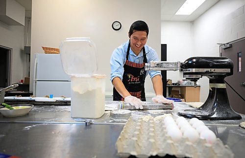 RUTH BONNEVILLE / FREE PRESS

NTERSECTION - Cafe Lima

La Salle Community Centre

Photos of Jonatan Laos Zegarra, owner Cafe Lima, making his famous empanadas in a commercial kitchen in La Salle Wednesday.  

Intersection piece on Jonatan, who started an empanada biz in July 2023.  It's a home-based operation selling six varieties of empanadas. Jonatan grew up in Lima, Peru and met his future wife while attending U of M in 2018. He lost his job in the spring of 2023 and decided to go into business for himself, selling Peruvian-flavoured empanadas. He'd love to have a bricks-and-mortar spot of his own one day, as his name implies, but he's been kept so busy baking for farmer's markets &amp; pop-up sales, that he barely has time for that, at this point - he sells out, almost every time out. 


Dave Sanderson story
 For Nov 16 Intersection 

Nov 13th, 2024