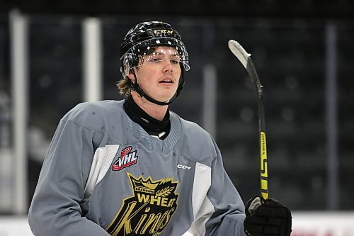 Brandon Wheat Kings forward Nick Johnson, shown at practice on Thursday, will return to the lineup tonight against the Regina Pats after getting injured in the second game of the season in Regina. (Perry Bergson/The Brandon Sun)
Nov. 15, 2024