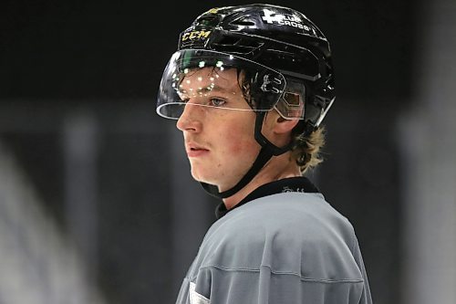 Brandon Wheat Kings forward Nick Johnson, shown at practice on Thursday, will return to the lineup tonight against the Regina Pats after getting injured in the second game of the season in Regina. (Perry Bergson/The Brandon Sun)
Nov. 15, 2024